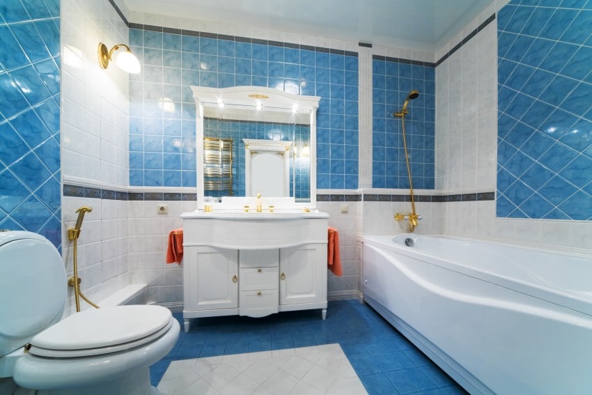 Blue-Bathroom