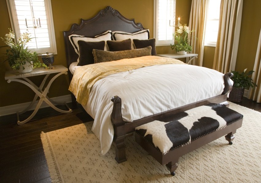 classic country master bedroom
