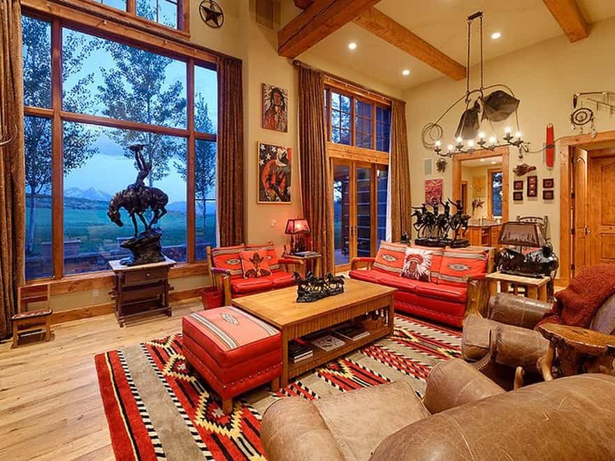 western decor ideas for living rooms