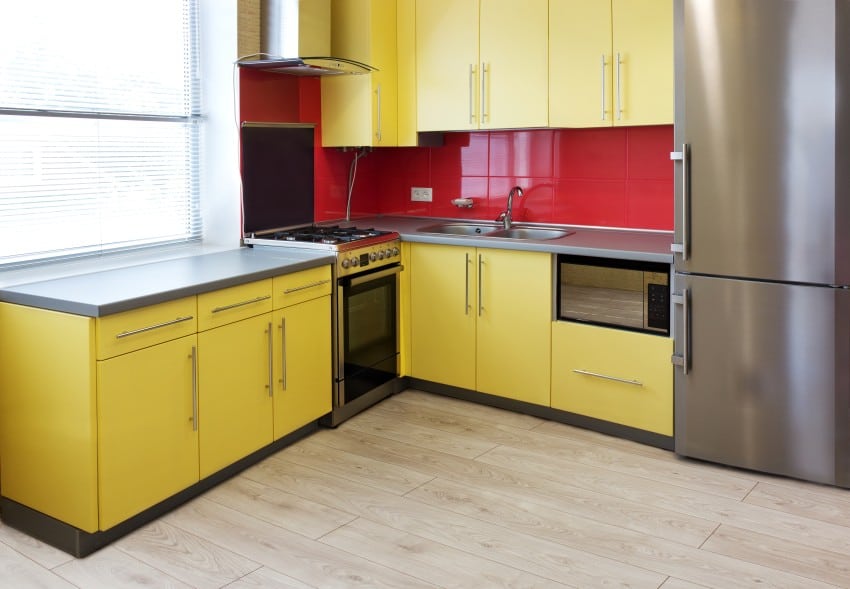 colorful kitchen