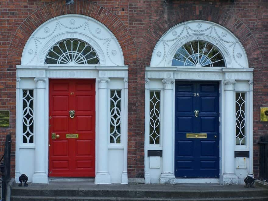 colorful front doors