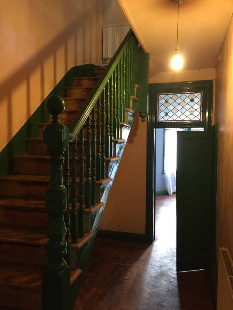 hallway stairs before