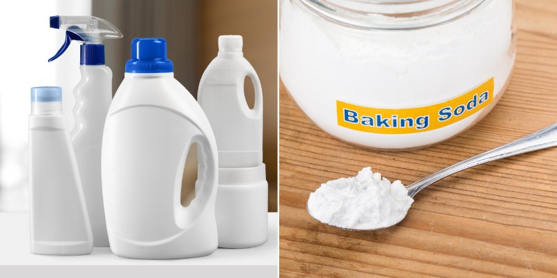 can you use both bleach and baking soda