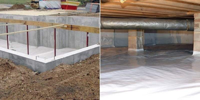 Concrete Slab Vs Crawl Space, Adding A Basement To House On Slab