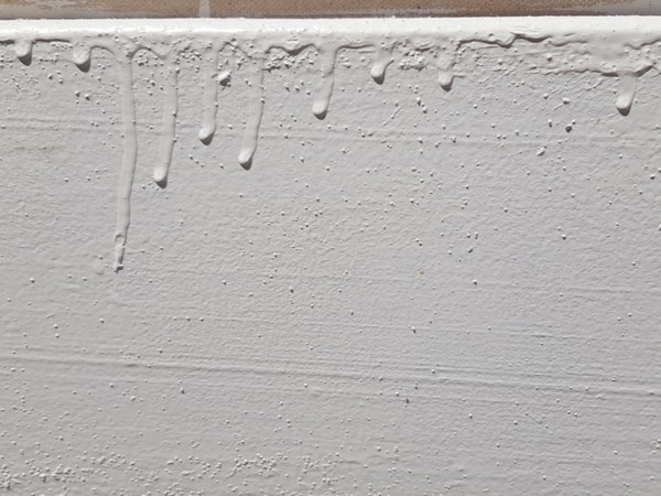dry paint drips