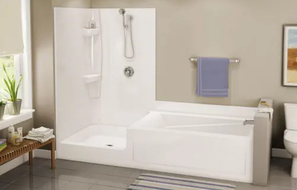 bathtub-shower combination