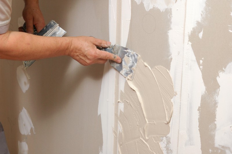 plastering on drywall