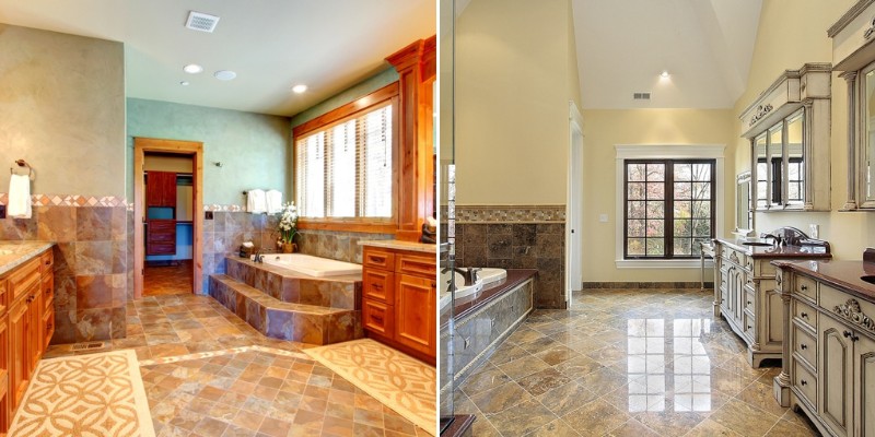 matte vs glossy tiles for bathroom