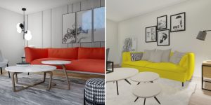 What Color Sofa Goes With White Walls - Design Ideas With Photos