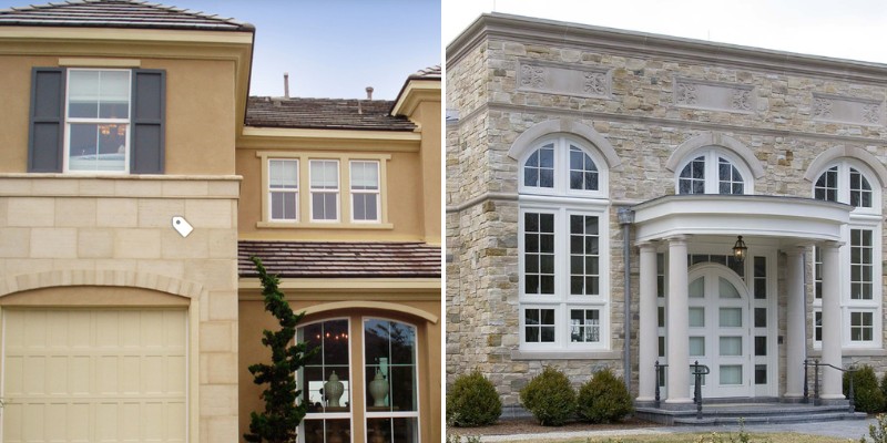 types of natural stones for house exterior siding